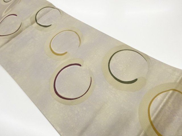 JAPANESE FUKURO OBI / WOVEN ROUNDEL